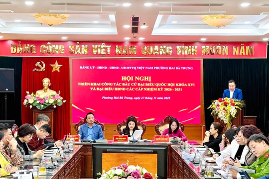 Phường Hai Bà Trưng triển khai công tác bầu cử