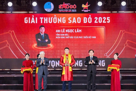 Doanh nhân Sao Đỏ 2025 Lê Ngọc Lâm: Niềm tự hào của “người BIDV”