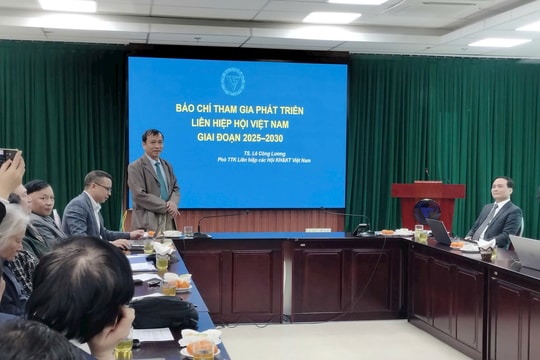 Báo chí góp phần quan trọng trong việc lan tỏa tri thức và uy tín của Liên hiệp Hội Việt Nam