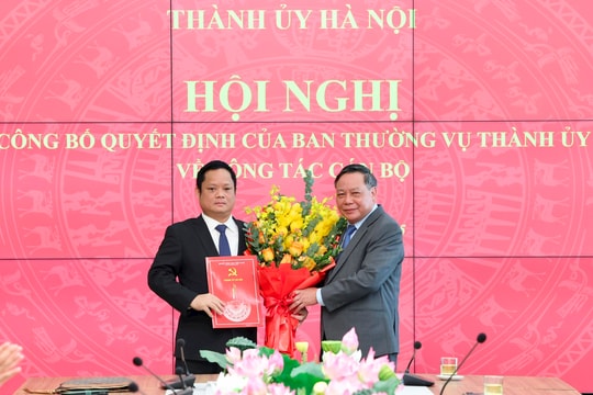 Đồng chí Vũ Minh Tuấn giữ chức Phó Trưởng ban Tuyên giáo và Dân vận Thành ủy Hà Nội