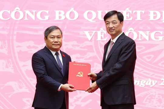 Bí thư Tỉnh ủy Quảng Ninh Vũ Đại Thắng được điều động, chỉ định giữ chức Phó Bí thư Thành ủy Hà Nội