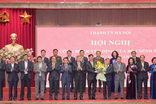 Tân Phó Bí thư Thành ủy Hà Nội Toàn tâm, toàn ý vì sự nghiệp phát triển của Thủ đô Hà Nội