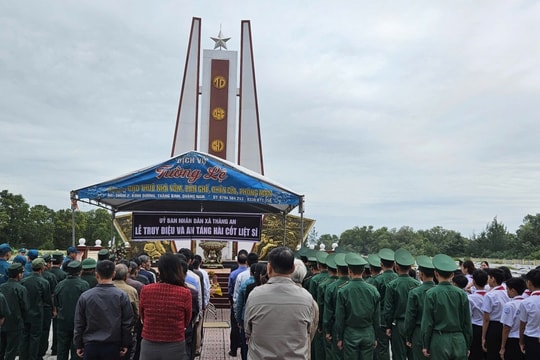 Đà Nẵng tổ chức lễ truy điệu, cải táng hài cốt liệt sĩ