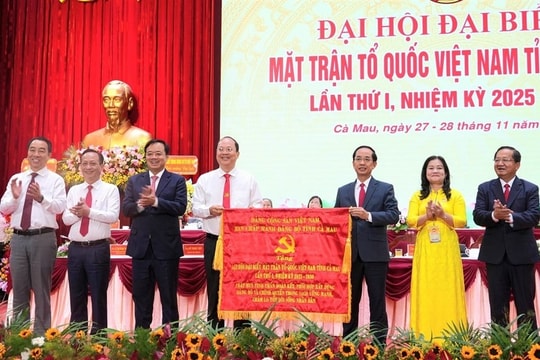 Đại hội MTTQ Việt Nam tỉnh Cà Mau lần I, nhiệm kỳ 2025 - 2030 Đoàn kết thúc đẩy Đất Mũi phát triển nhanh, bền vững
