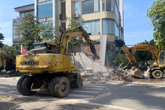 Xã Đông Anh cưỡng chế thu hồi diện tích đất công bị chiếm dụng kéo dài