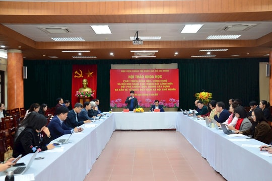 Phát huy sức mạnh của khoa học công nghệ, đổi mới sáng tạo trong công cuộc xây dựng và bảo vệ Tổ quốc