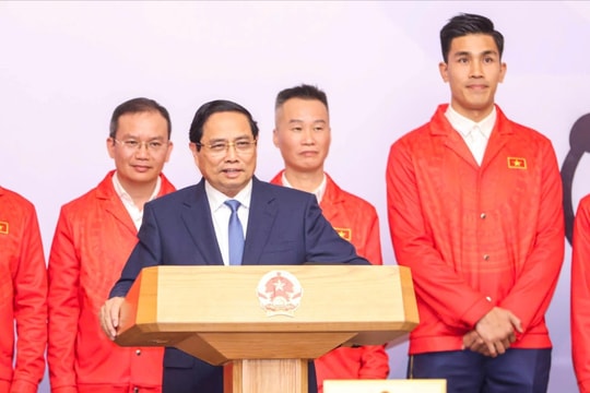 Thủ tướng: Đoàn Thể thao Việt Nam dự SEA Games 33 phải gắn tinh thần thể thao với tinh thần dân tộc