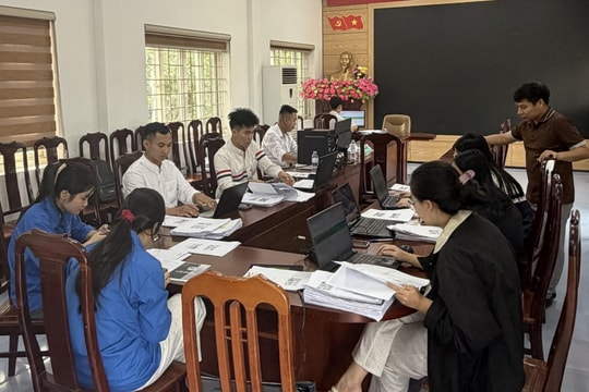 Kiều Phú làm sạch dữ liệu để số hóa quản lý đất đai