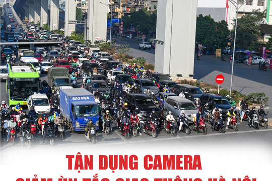 Tận dụng camera giảm ùn tắc giao thông Hà Nội