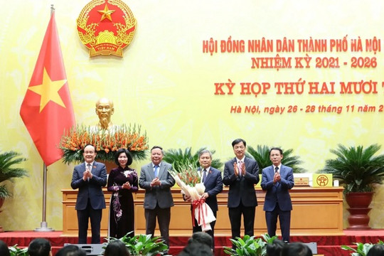 Đồng chí Vũ Đại Thắng được bầu làm Chủ tịch UBND thành phố Hà Nội
