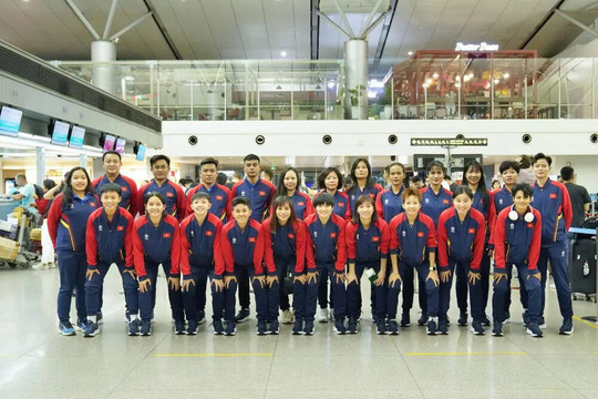 Futsal nữ Việt Nam tập huấn tại Trung Quốc chuẩn bị cho SEA Games 33