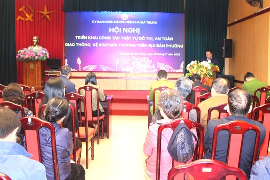 Phường Hai Bà Trưng triển khai xây dựng 16 tuyến phố kiểu mẫu về trật tự đô thị
