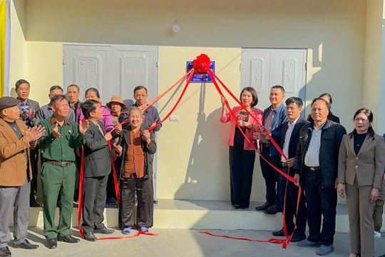 Xã Kiều Phú khánh thành, bàn giao 41 nhà Đại đoàn kết