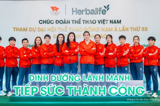 Dinh dưỡng lành mạnh, tiếp sức thành công Đoàn Thể thao Việt Nam tại SEA Games 33