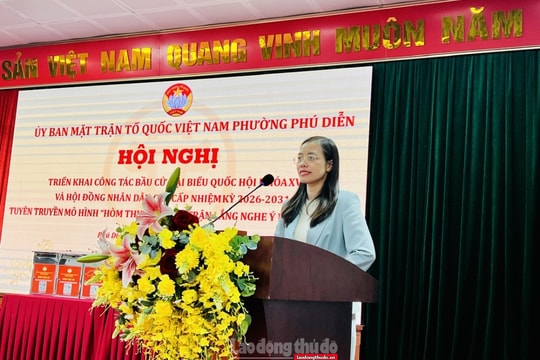 Phú Diễn triển khai công tác bầu cử và ra mắt mô hình “Hòm thư số - Mặt trận lắng nghe ý kiến Nhân dân”