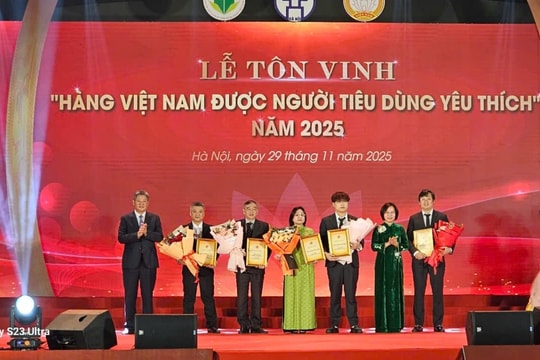 Hà Nội: Tôn vinh 150 sản phẩm, dịch vụ hàng Việt được người tiêu dùng yêu thích năm 2025