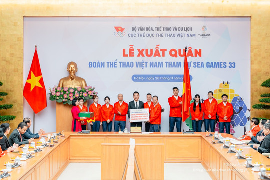 Đoàn thể thao Việt Nam xuất quân tham dự SEA Games 33