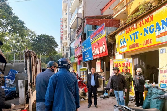 Phường Thanh Liệt lập lại trật tự đô thị, trả lại không gian công cộng cho người dân