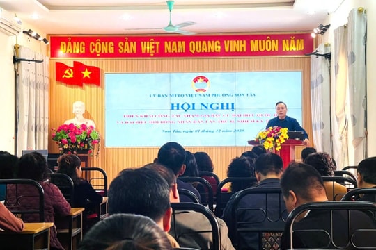 Tập huấn công tác bầu cử đại biểu Quốc hội và HĐND các cấp