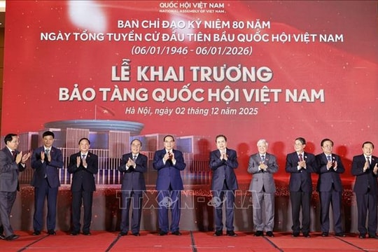 Chủ tịch Quốc hội Trần Thanh Mẫn dự Lễ khai trương Bảo tàng Quốc hội Việt Nam