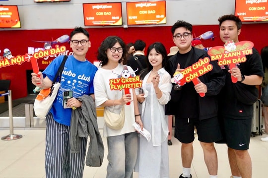 Vietjet khai thác trở lại đường bay kết nối Hà Nội, thành phố Hồ Chí Minh với Côn Đảo