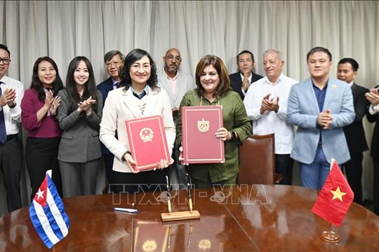 65 năm quan hệ Việt Nam - Cuba: Phấn đấu nâng trao đổi thương mại lên 500 triệu USD