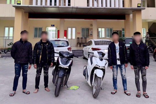 Hà Nội: Kịp thời ngăn chặn nhóm thanh niên gây rối trật tự công cộng