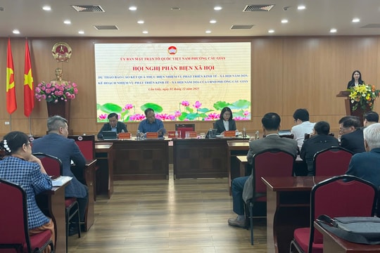 Cầu Giấy: Phát huy vai trò giám sát, phản biện của Mặt trận trong phát triển kinh tế - xã hội