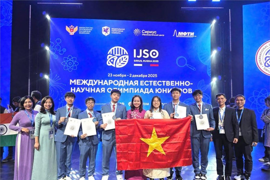 Học sinh Hà Nội đạt thành tích xuất sắc tại Kỳ thi Olympic Khoa học trẻ quốc tế IJSO năm 2025