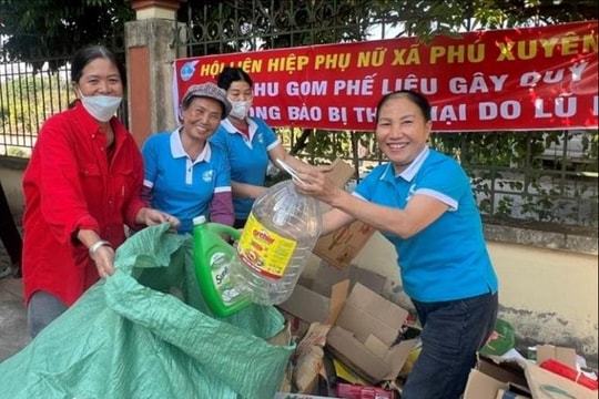 Phụ nữ Thủ đô tiếp tục chung tay hướng về đồng bào miền Trung, Tây Nguyên