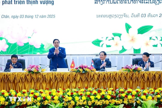 Cộng đồng doanh nghiệp phải góp phần thực hiện hiệu quả nội hàm mới trong quan hệ Việt - Lào