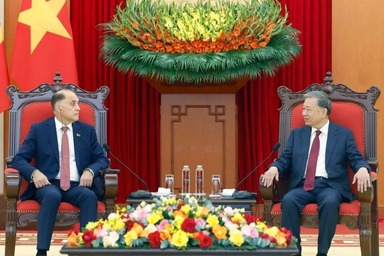 Tổng Bí thư Tô Lâm tiếp Thư ký Hội đồng An ninh Belarus
