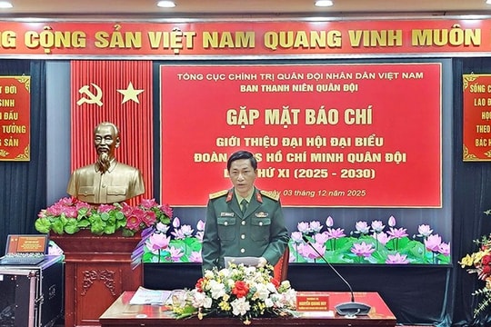 Đại hội Đoàn Thanh niên Quân đội lần thứ XI diễn ra trong hai ngày 9, 10-12