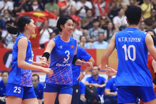 Đội tuyển bóng chuyền nữ Việt Nam điều chỉnh mục tiêu tại SEA Games 33