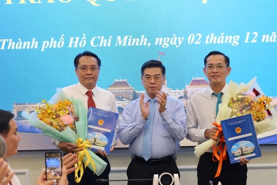 TP Hồ Chí Minh điều động, bổ nhiệm nhiều cán bộ lãnh đạo