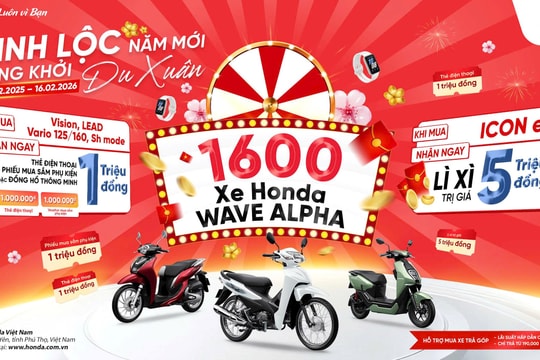 Chào đón năm mới đầy khởi sắc với chương trình khuyến mại “Rinh lộc năm mới - Hứng khởi du xuân”