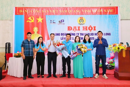 Đại hội Công đoàn Công ty TNHH Vật liệu xây dựng Hoàng Long nhiệm kỳ 2025 - 2030