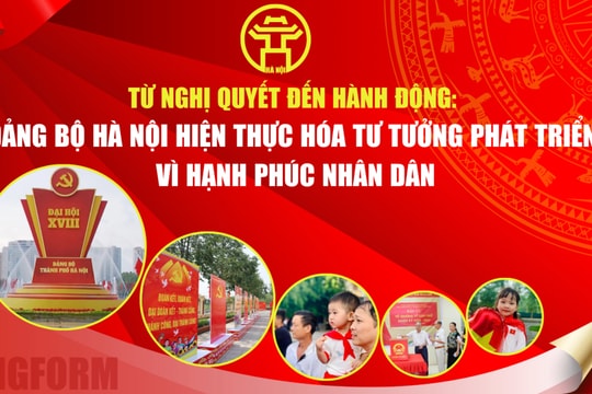 Từ Nghị quyết đến hành động: Đảng bộ Hà Nội hiện thực hóa tư tưởng phát triển vì hạnh phúc Nhân dân Kỳ 1: Tư tưởng “hạnh phúc của Nhân dân”, quan điểm nhất quán của Đảng