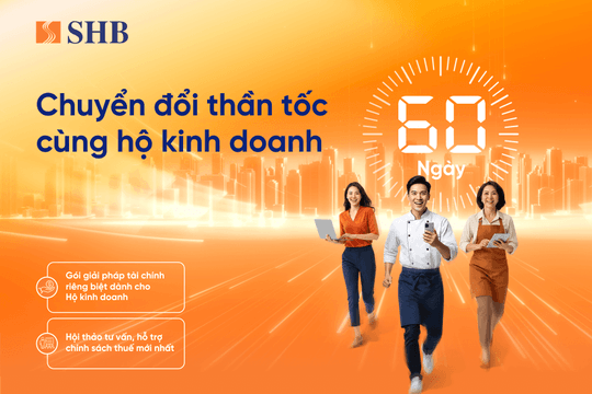 SHB kích hoạt chiến dịch 60 ngày chuyển đổi tăng tốc cho tiểu thương trên toàn quốc