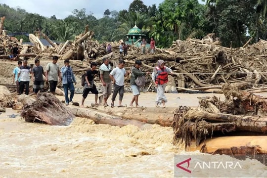 Indonesia khởi động kế hoạch phục hồi sau lũ lụt nghiêm trọng