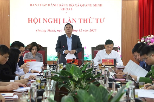 Xã Quang Minh thu ngân sách trên địa bàn ước đạt 701 tỷ đồng