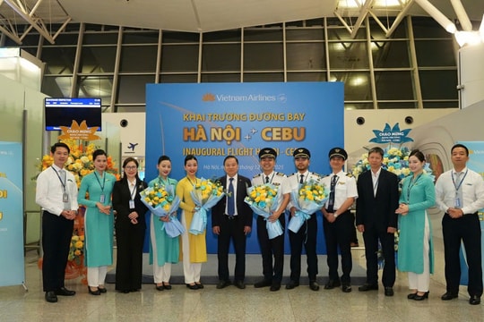 Vietnam Airlines mở đường bay thẳng đầu tiên Hà Nội – Cebu (Philippines)