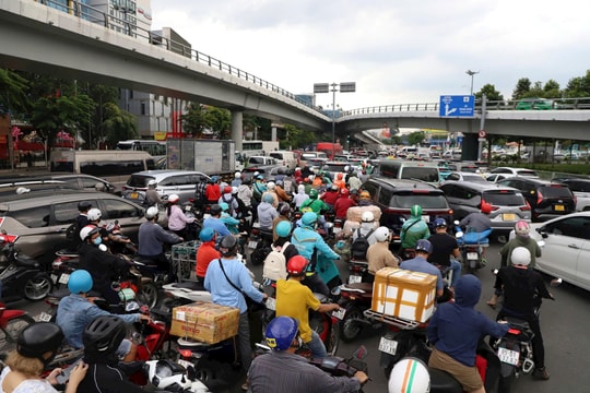 Tình hình ùn tắc giao thông tại TP Hồ Chí Minh tăng 24%