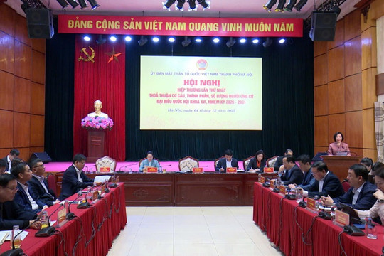 Hà Nội Hiệp thương lần 1 cơ cấu, số lượng ứng cử ĐBQH và HĐND TP