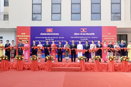 Đưa Bệnh viện Hữu nghị Lào-Việt Nam trở thành hình mẫu cho hợp tác giữa hai nước trong bối cảnh mới