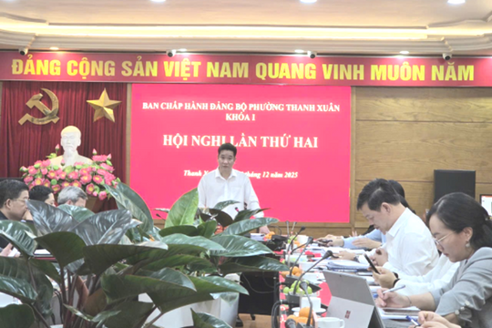 Phường Thanh Xuân hoàn thành và hoàn thành vượt mức 19 chỉ tiêu năm 2025