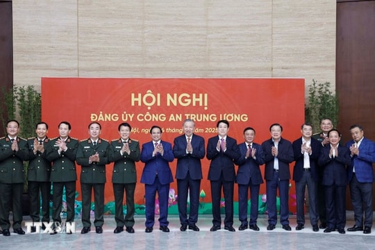 Tổng Bí thư Tô Lâm dự Hội nghị Đảng ủy Công an Trung ương năm 2025