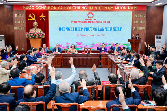 Thống nhất dự kiến 217 người được giới thiệu ứng cử đại biểu Quốc hội khóa XVI