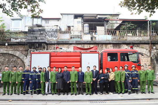 Ra mắt Cơ sở 2 - Đội Chữa cháy và Cứu nạn cứu hộ khu vực số 7 tại số 95 Phùng Hưng