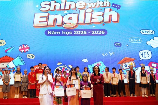 Quang Minh sôi nổi Hội thi tiếng Anh “Shine with English” năm học 2025-2026